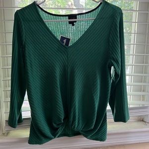 New with tags never worn green sweater